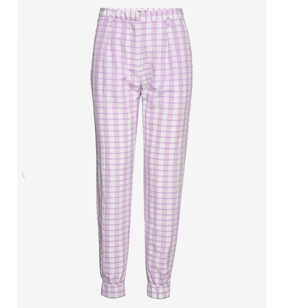 Baum Und Pferdgarten Nema Lilac Check Trousers M